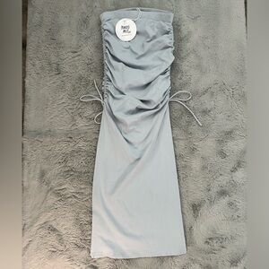 princess polly midi ruched skirt NWT